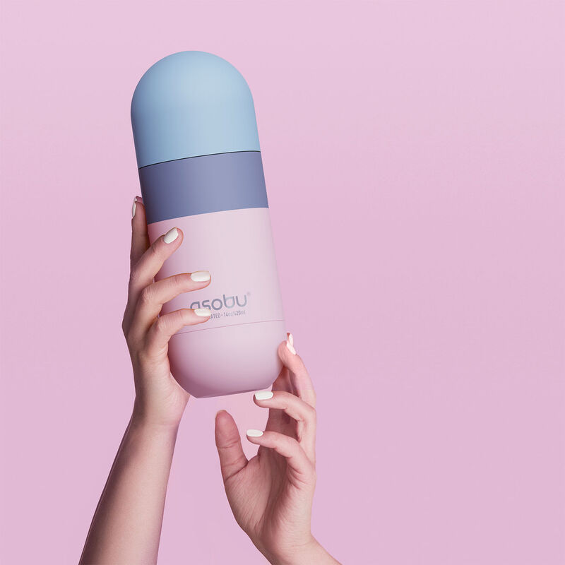 Asobu Orb Bottle 420ml Pastel Blue image number 1